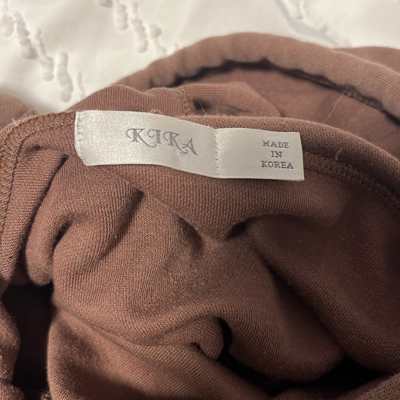 Kika brown hoodie made in Korea - Picture 2 of 3